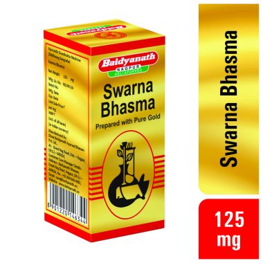 Baidyanath: Special Offer -Swarna Bhasma with Pure Gold, 125 Mg