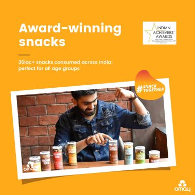 Omay Foods: Combo of Strawberry Blast Trail Mix & Ginger Hazelnut Mix with Pineapple - Pack of 2