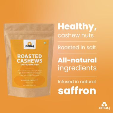 Omay Foods: Classic Salted Roasted Cashews - 400gm
