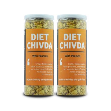 Omay Foods: Diet Chivda With Peanuts - Pack of 2 - 100gm Each