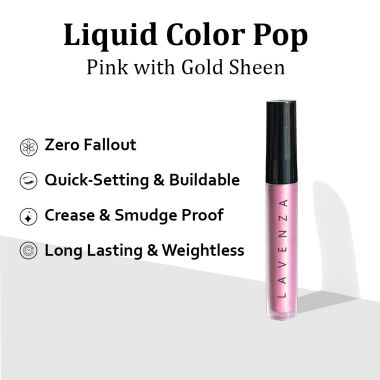 Lavenza: Liquid Eyeshadow - Pink Blush