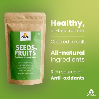 Omay Foods: Seeds & Fruits Mix Pouch - 400gm