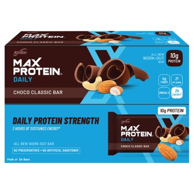 RiteBite Max Protein: Daily Choco Classic [Pack of 24] - 1200gm