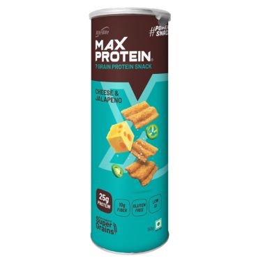 RiteBite Max Protein: Chips - Cheese & Jalapeno [Pack of 3] -360gm