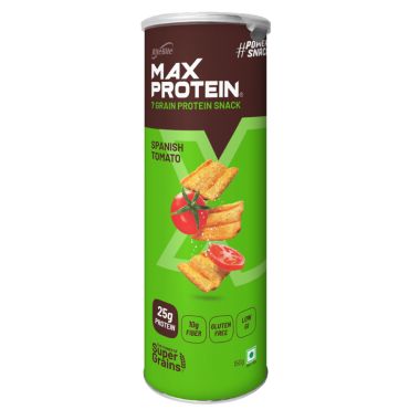 RiteBite Max Protein: Chips - Spanish Tomato [Pack of 3] - 360gm