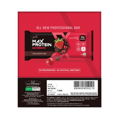 RiteBite Max Protein: Ultimate Choco Berry [Pack of 12] - 1200gm