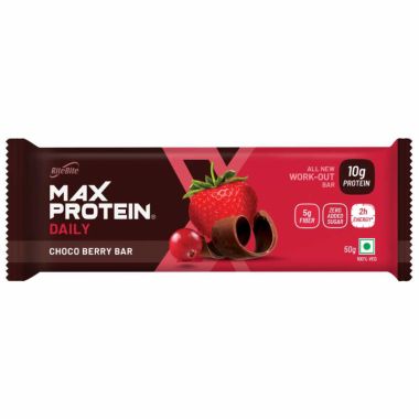 RiteBite Max Protein: Daily Choco Berry [Pack of 24] - 1200gm