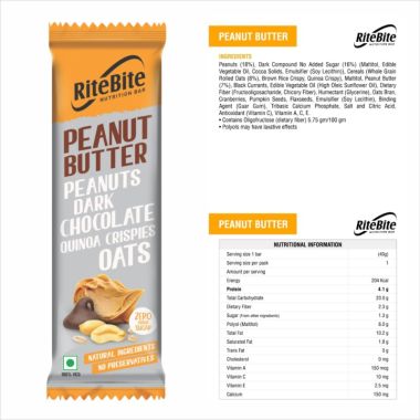 RiteBite Max Protein: Nutrition Assorted Bar (Pack of 10) - 375gm