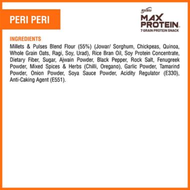 RiteBite Max Protein: Chips - Peri Peri [Pack of 3] - 360gm