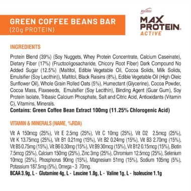 RiteBite Max Protein: Active Green Coffee Beans [Pack of 12]  - 840gm