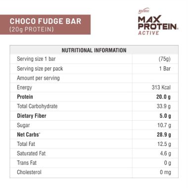 RiteBite Max Protein: Active Choco Fudge [Pack of 12] - 900gm