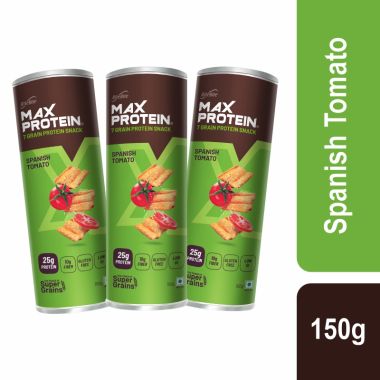 RiteBite Max Protein: Chips - Spanish Tomato [Pack of 3] - 360gm