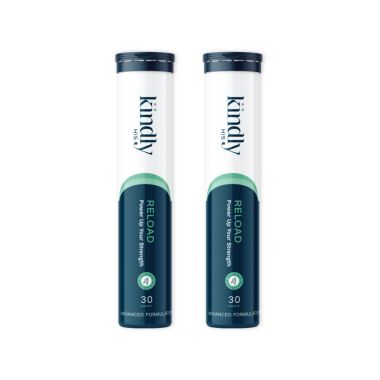 Kindly Health: Reload - Essential Erection Booster - Pack of 2 (60 Tablets)
