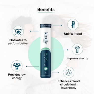 Kindly Health: Reload - Essential Erection Booster - 30 Tablets