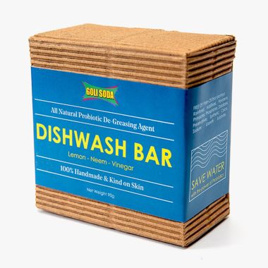 GOLI SODA: Coconut Coir Scrub And Probiotic Dishwash Bar - Exclusive Combo