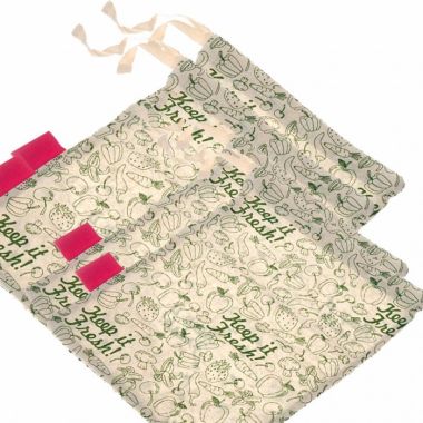 GOLI SODA: Keep It Fresh Reusable Cotton Produce Bags For Storage - Big Pack...