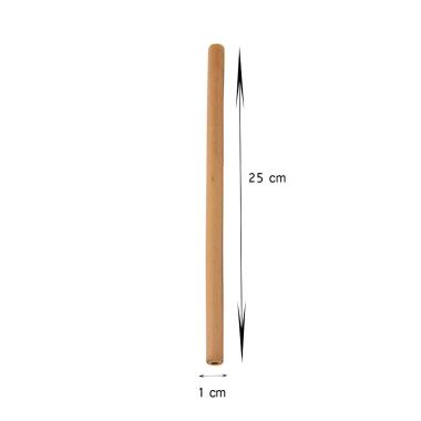 GOLI SODA: Reusable Bamboo Straws With Easy Carry Travel Pouch Pack of 6