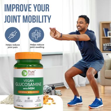 Pure Nutrition: Vegan Glucosamine Tablets - 60 Tablets