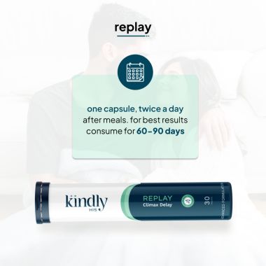 Kindly Health: Replay - Natural Stamina Enhancer - Pack of 3 (90 Tablets)