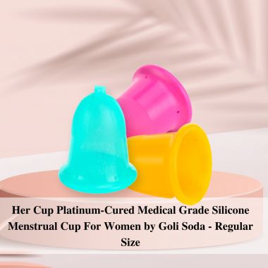 GOLI SODA: Her Cup Reusable Menstrual Cup for Women - Yellow