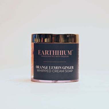 Earthhium: Orange Lemon Ginger Whipped Cream Soap