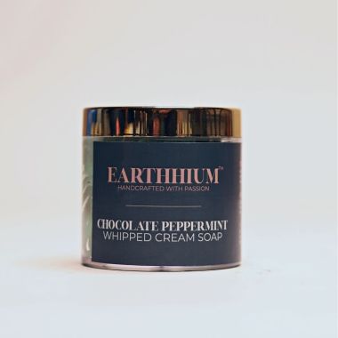 Earthhium: Chocolate Peppermint Whipped Cream Soap