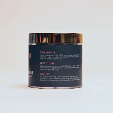 Earthhium: Chocolate Peppermint Whipped Cream Soap