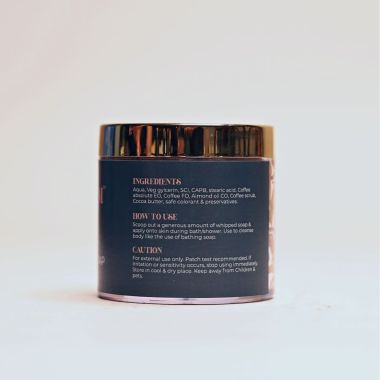 Earthhium: Dark Coffee Whipped Cream Soap