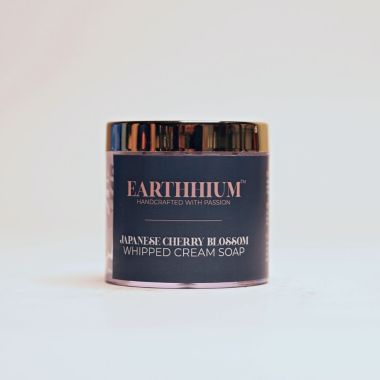 Earthhium: Japanese Cherry Blossom Whipped Cream Soap