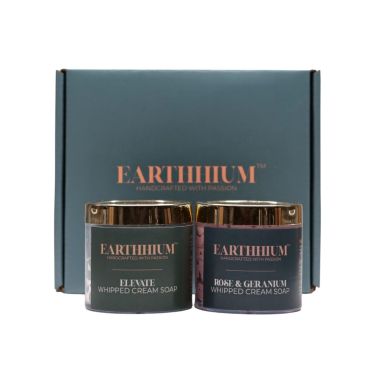 Earthhium: Rose Geranium & Elevate Whipped Cream Soap