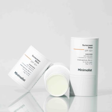 Minimalist: SPF 50 Sunscreen Stick with Broad spectrum SPF 50 PA++++ - 20gm