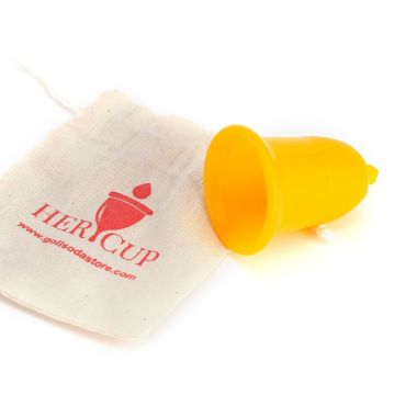 GOLI SODA: Her Cup Reusable Menstrual Cup for Women - Yellow