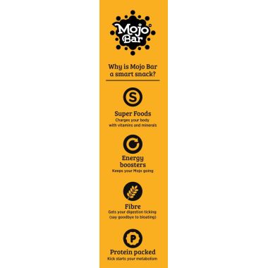 MOJO BAR: Fruit & Nut Bar + Fibre - Pack of 6