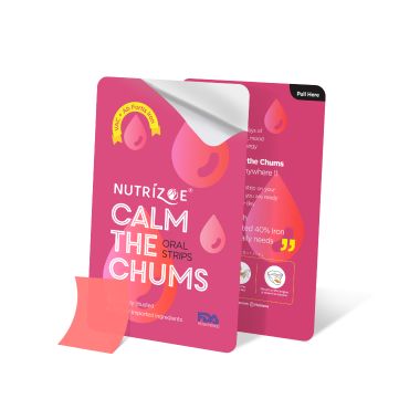 Nutrizoe: Calm The Chums Pms Oral Strips - 30 Strips