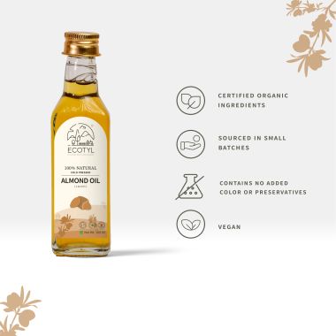 Ecotyl: Organic Cold-Pressed Almond Oil (Sweet) - 100ml