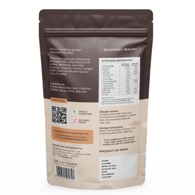 Eat Better: Better Laddoos Coffee & Almonds - 200gm