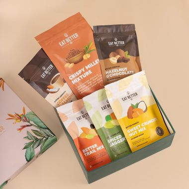 Eat Better: Premium Rakhi Gift Set Combo -9 Items