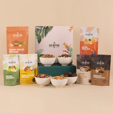 Eat Better: Premium Rakhi Gift Set Combo -9 Items