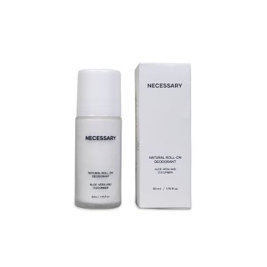 Necessary: Natural Roll-On Deodorant Aloe-Vera & Cucucmber - 50ml