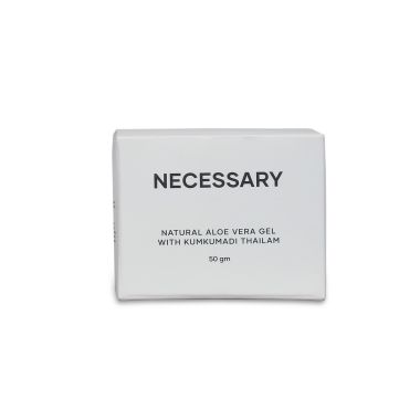 Necessary: Natural Aloe Vera Gel with Kumkumadi Thailam - 50gm