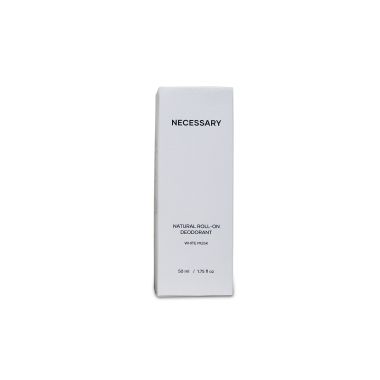 Necessary: Natural Roll-On Deodorant White Musk - 50ml