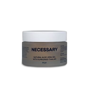 Necessary: Natural Aloe Vera Gel with Kumkumadi Thailam - 50gm