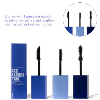 Gush: XXX Lashes Trio- Black Out - 18gm