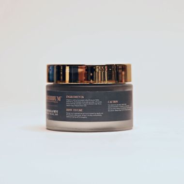 Earthhium: Charcoal & Mint Instant Facial Jar