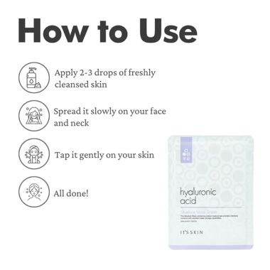 Its Skin: Hyaluronic Acid Moisture Mask Sheet - 17ml