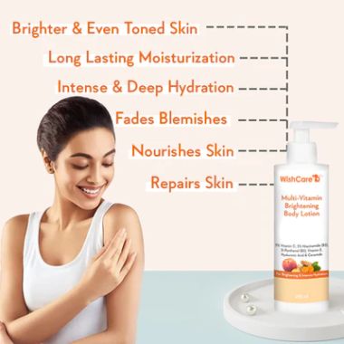 WishCare: Multi-Vitamin Brightening Body Lotion - 200ml