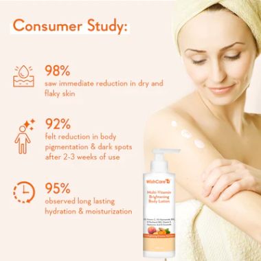 WishCare: Multi-Vitamin Brightening Body Lotion - 200ml