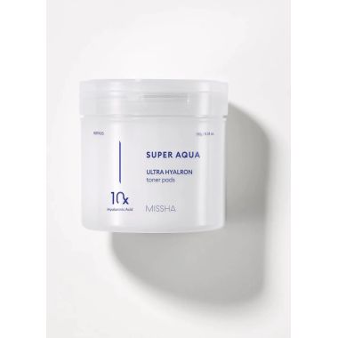 Missha: Super Aqua Ultra Hyalron Toner Pads - 180gm
