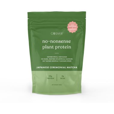 COSMIX: No-nonsense Plant Protein ( Japanese Ceremonial Matcha ) - 500 gm