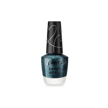 Plum: Color Affair Nail Polish All That Glitters Collection 3D Finish With Pearls & Glitters Minty Stars - 166 - 11ml